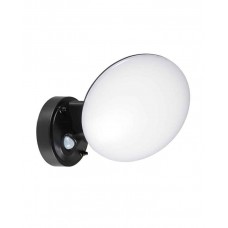 Вуличний світильник з датчиком руху Goldlux 333797 Olaf LED 1x10W 4000K 1200Lm IP44 чорний