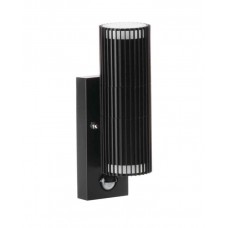 Вуличний світильник з датчиком руху Kanlux 46203 Radilo GU10 2x11W IP44 чорний