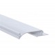 LED профіль прихований плінтус під шпаклівку з розсіювачем PC, 3м KLOODI KLP6518TR 3