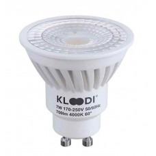 Лампа LED GU10 7W 4000К 700Lm KLOODI KDGU10-7WSMD 4K 60D