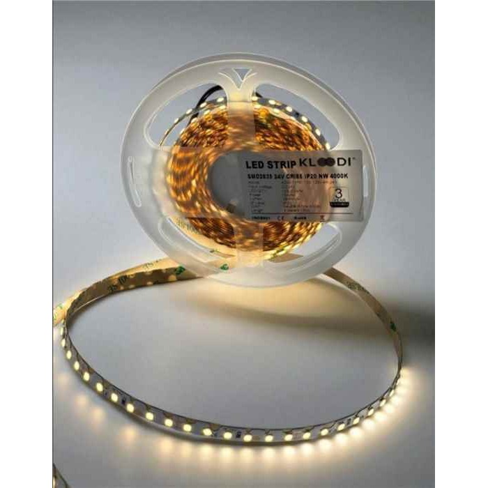 LED Лента S-TYPE 12W 120LED 4000K 1800LM IP20 24V KLOODI KDS-TYPE-120-12W-4K-24V LED Лента S-TYPE 12W 120LED 4000K 1800LM IP20 24V KLOODI KDS-TYPE-120-12W-4K-24V