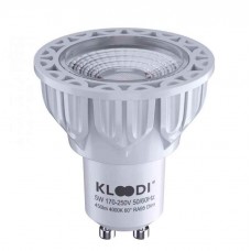 Лампа LED GU10 5WCOB 4000К 450Lm DIM KLOODI KDGU10-QL 5WCOB 4K 60D WH DIM