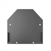 Заглушка для магнитного трека под гарпун для натяжного потолка KLOODI KDMG-HARPOON EC BK