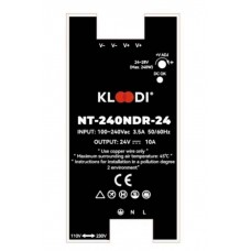 Блок питания на динрейке 240W 24V IP20 KLOODI KDPS-NDR 240 24V