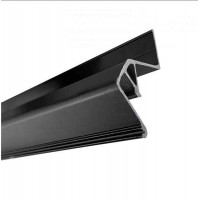 LED профиль для натяжного потолка, гарпунная система. Эффект "теневого шва" с возможностью подсветки 3м. KLOODI KLP NAT3042 3 BK