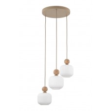Подвесной светильник, люстра TK Lighting 11050 Ballo E14 3x10W IP20 бежевый