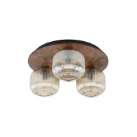 Люстра TK Lighting 11068 Salvia E14 3x15W IP20 коричневая