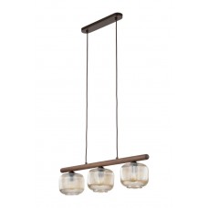 Подвесной светильник, люстра TK Lighting 11069 Salvia E14 3x10W IP20 коричневый