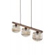 Подвесной светильник, люстра TK Lighting 11069 Salvia E14 3x10W IP20 коричневый