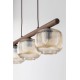 Подвесной светильник, люстра TK Lighting 11069 Salvia E14 3x10W IP20 коричневый