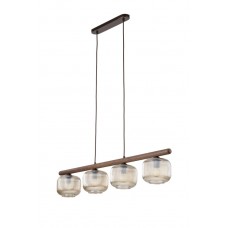 Подвесной светильник, люстра TK Lighting 11070 Salvia E14 4x10W IP20 коричневый