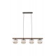 Подвесной светильник, люстра TK Lighting 11070 Salvia E14 4x10W IP20 коричневый
