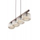 Подвесной светильник, люстра TK Lighting 11070 Salvia E14 4x10W IP20 коричневый