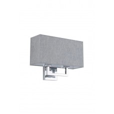 Бра, настенный светильник Nowodvorski 11792 Hotel Mood E27 2x10W IP20 серый