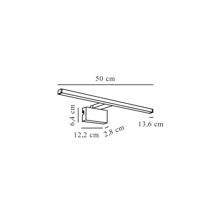 Светильник подсветка для зеркала Nordlux 2110701033 Marlee LED 1x8.9W 3000K 800Lm IP44 хром Светильник подсветка для зеркала Nordlux 2110701033 Marlee LED 1x8.9W 3000K 800Lm IP44 хром