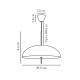 Подвесной светильник, люстра Nordlux 2220053003 Versale E27 2x60W IP20 черный