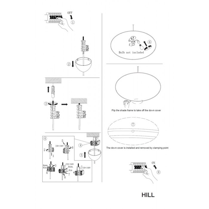 Подвесной светильник, люстра Nordlux 2220103060 Hill E27 3x25W IP20 белый Подвесной светильник, люстра Nordlux 2220103060 Hill E27 3x25W IP20 белый