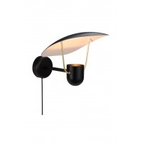 Бра, настінний світильник Nordlux 2220231003 Fabiola GU10 1x40W IP20 чорний
