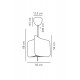Люстра Nordlux 2412173003 Tinto E27 1x15W IP20 бежевая