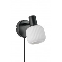 Бра, настенный светильник Nordlux 2412631003 Milford E14 1x10W IP20 черный