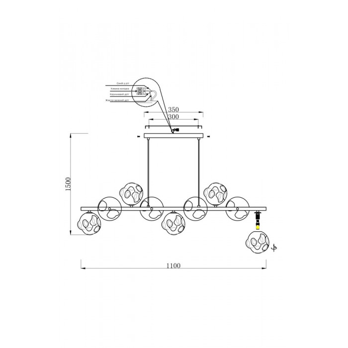 Люстра Laguna Lighting 28663-09 Люстра Laguna Lighting 28663-09