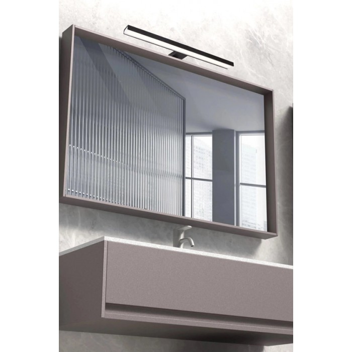 Светильник подсветка для зеркала Goldlux 328588 Samos LED 1x8W 4000K 900Lm IP44 черный Светильник подсветка для зеркала Goldlux 328588 Samos LED 1x8W 4000K 900Lm IP44 черный