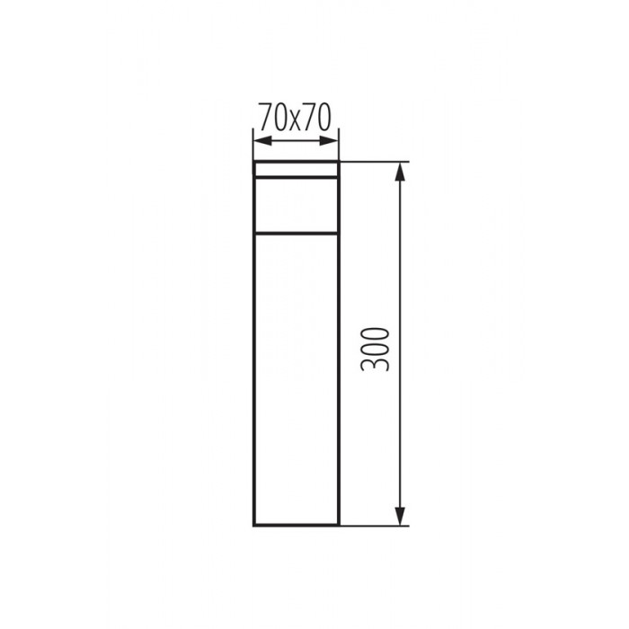 Уличный светильник Kanlux 38762 Dasten G9 1x11W IP44 антрацит Уличный светильник Kanlux 38762 Dasten G9 1x11W IP44 антрацит