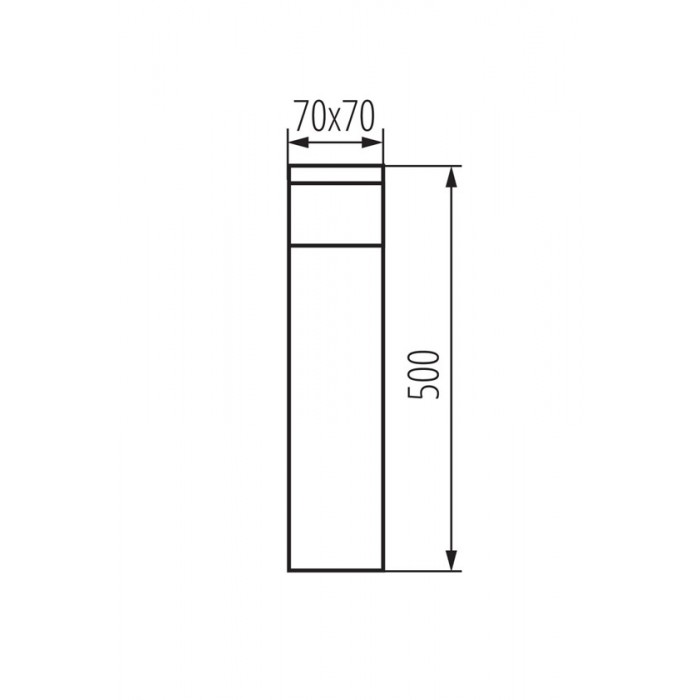 Вуличний світильник Kanlux 38764 Dasten G9 1x11W IP44 антрацит Вуличний світильник Kanlux 38764 Dasten G9 1x11W IP44 антрацит