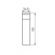 Вуличний світильник Kanlux 38764 Dasten G9 1x11W IP44 антрацит Вуличний світильник Kanlux 38764 Dasten G9 1x11W IP44 антрацит