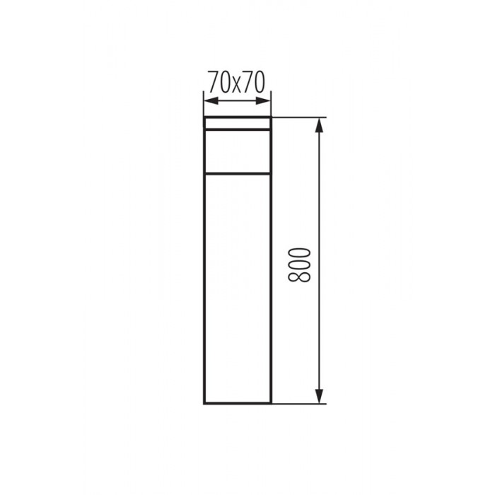 Уличный светильник Kanlux 38766 Dasten G9 1x11W IP44 антрацит Уличный светильник Kanlux 38766 Dasten G9 1x11W IP44 антрацит