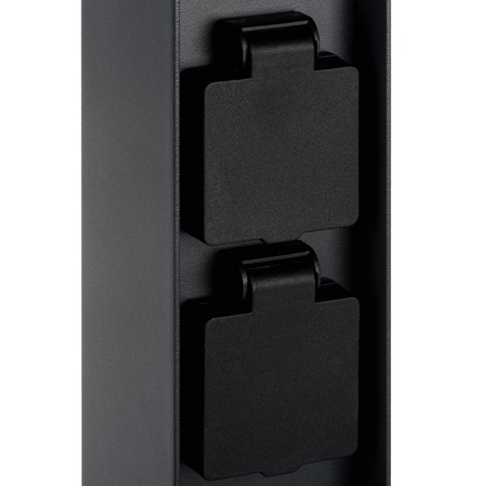 Уличный светильник с розеткой Kanlux 38770 Dasten G9 1x11W IP44 антрацит Уличный светильник с розеткой Kanlux 38770 Dasten G9 1x11W IP44 антрацит
