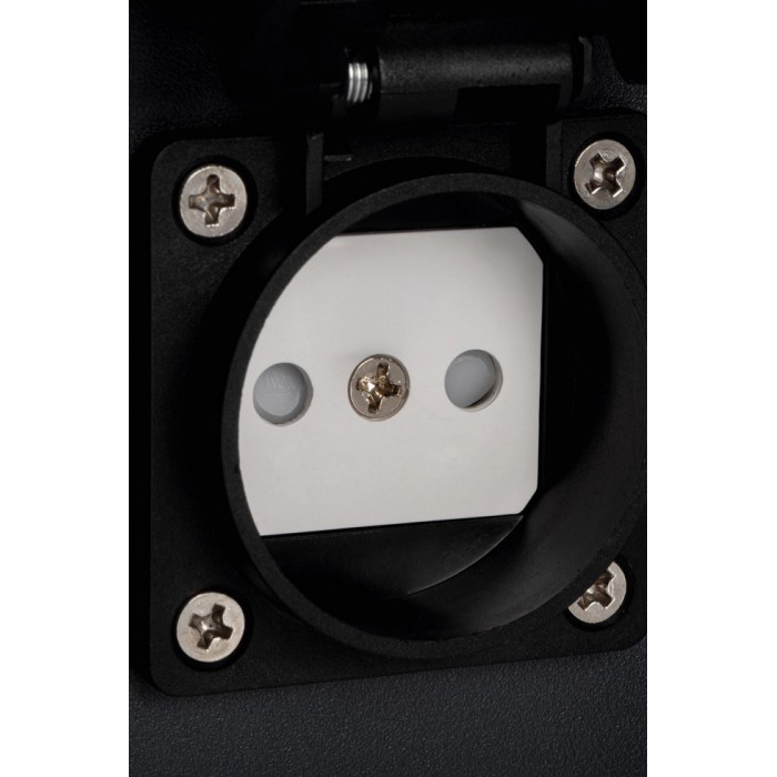 Уличный светильник с розеткой Kanlux 38770 Dasten G9 1x11W IP44 антрацит Уличный светильник с розеткой Kanlux 38770 Dasten G9 1x11W IP44 антрацит