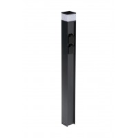 Уличный светильник с розеткой Kanlux 38771 Dasten G9 1x11W IP44 антрацит