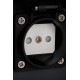 Вуличний світильник з розеткою Kanlux 38771 Dasten G9 1x11W IP44 антрацит