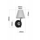 Бра Nb Light 70922-cl32-aba31ne14-ct8132 Santiago