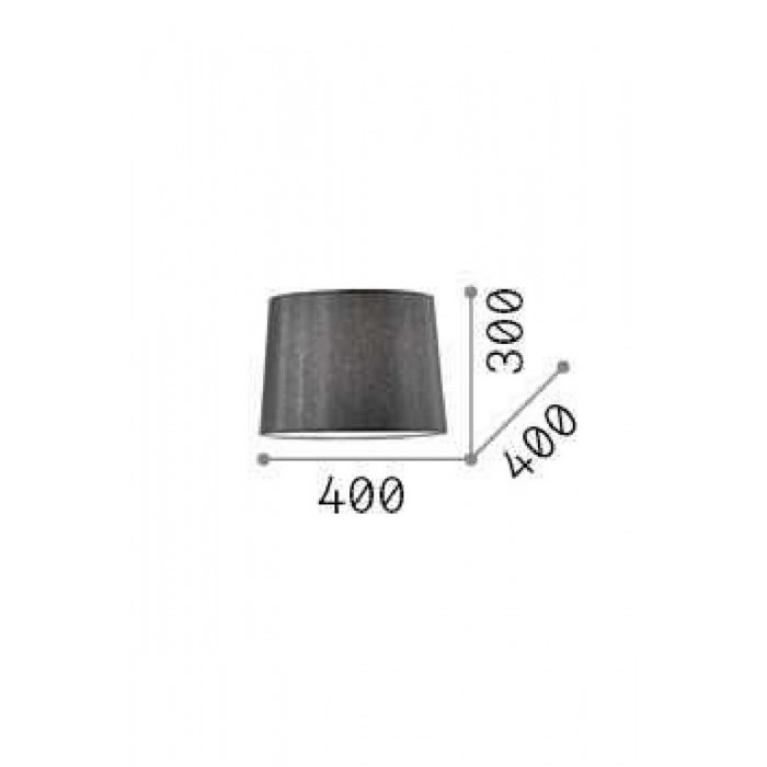 Абажур Ideal Lux 46471 DORSALE PARALUME NERO Абажур Ideal Lux 46471 DORSALE PARALUME NERO