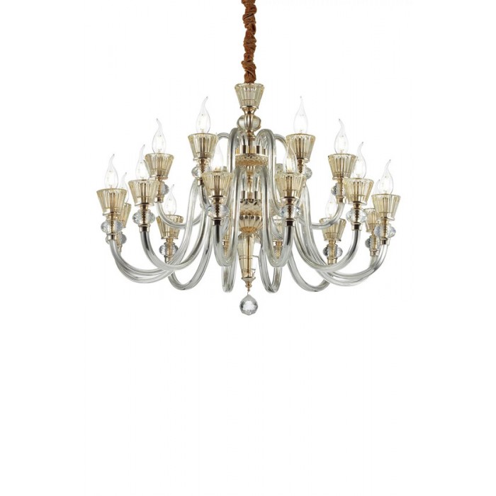 Кришталева люстра IDEAL LUX 140629 STRAUSS SP18