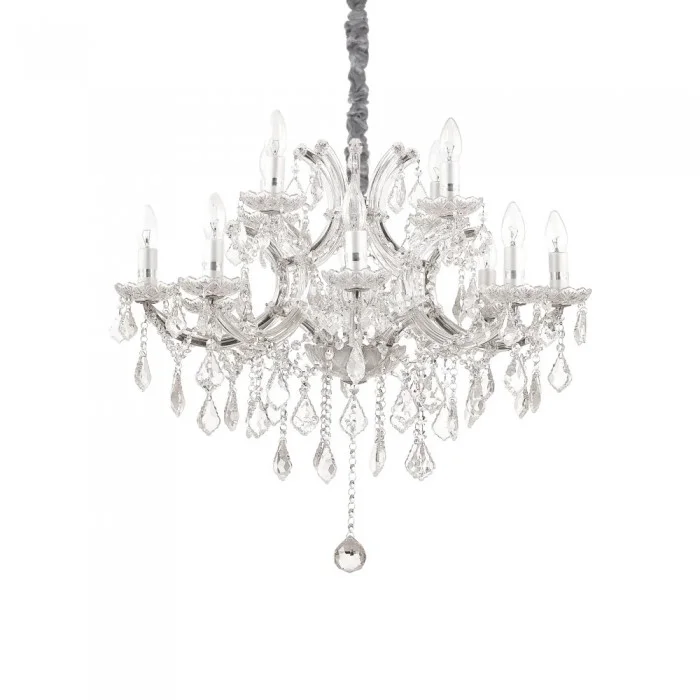 Люстра Ideal Lux 167251 Napoleon E14 12x40W IP20 хром