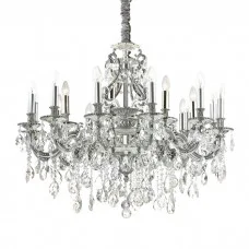 Люстра Ideal Lux 164953 Gioconda E14 12x40W IP20 срібляста