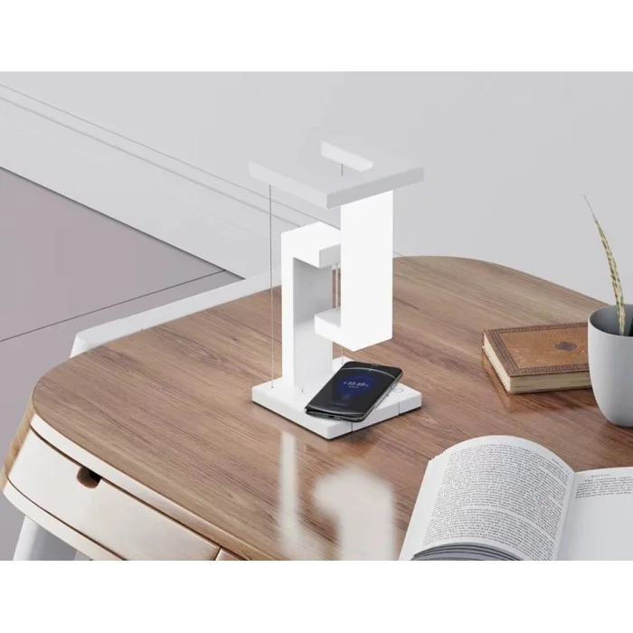 Антигравитационная настольная лампа ARDY с беспроводной зарядкой + 2x USB Антигравитационная настольная лампа ARDY с беспроводной зарядкой + 2x USB