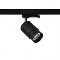 Трековий світильник Azzardo AZ6216 + AZ6224 Alia Track 3Line Base + Ring Black/Black Трековий світильник Azzardo AZ6216 + AZ6224 Alia Track 3Line Base + Ring Black/Black