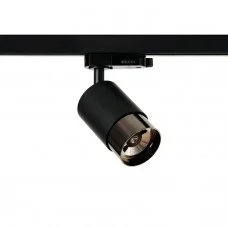 Трековий світильник Azzardo AZ6216 + AZ6227 Alia Track 3Line Base + Ring Black/Black Chrome Трековий світильник Azzardo AZ6216 + AZ6227 Alia Track 3Line Base + Ring Black/Black Chrome