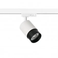 Трековий світильник Azzardo AZ6217 + AZ6224 Alia Track 3Line Base + Ring White/Black Трековий світильник Azzardo AZ6217 + AZ6224 Alia Track 3Line Base + Ring White/Black