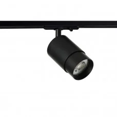 Трековий світильник Azzardo AZ6222 + AZ6224 Alia Track 1Line Base + Ring Black/Black