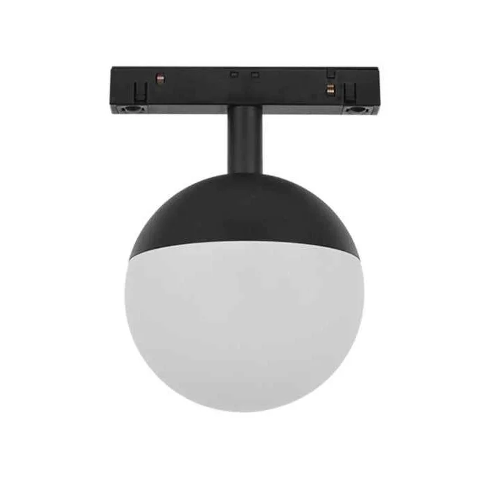 Магнитный трековый светильник Kloodi KDMG-MOON100 3K BK Moon100