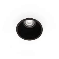 Точечный светильник Faro 2200502 FRESH IP44 Black downlight GU10