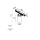 Світильник прожекторний LTX IN_LINE TUB M A 90, 2-х групний, ON/OFF, D52mm, H90mm, LED 10.8W, 4000K, midnight/чорний (06.0591.14.940.MN/BK.2G)