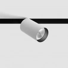 Світильник прожекторний LTX IN_LINE TUB M A 90, 2-х групний, ON/OFF, D52mm, H90mm, LED 10.8W, 3000K, білий/чорний (06.0591.14.930.WH.2G)