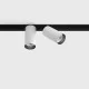 Світильник прожекторний LTX IN_LINE TUB S A 60 X2 DALI 4x, D30mm, H60mm, L211mm, LED 2x4.5W, 3000K, білий/чорний (06.2301.14.930.WH.DALI.4x)