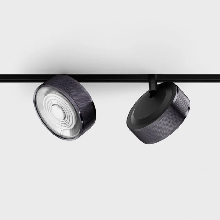 Прожекторный светильник LTX IN_LINE SOL, DALI 4x, D95mm, H33mm, LED 10.8W, 4000K, diamond black/черный (06.9533.14.940.DBG/BK.DALI.4x)